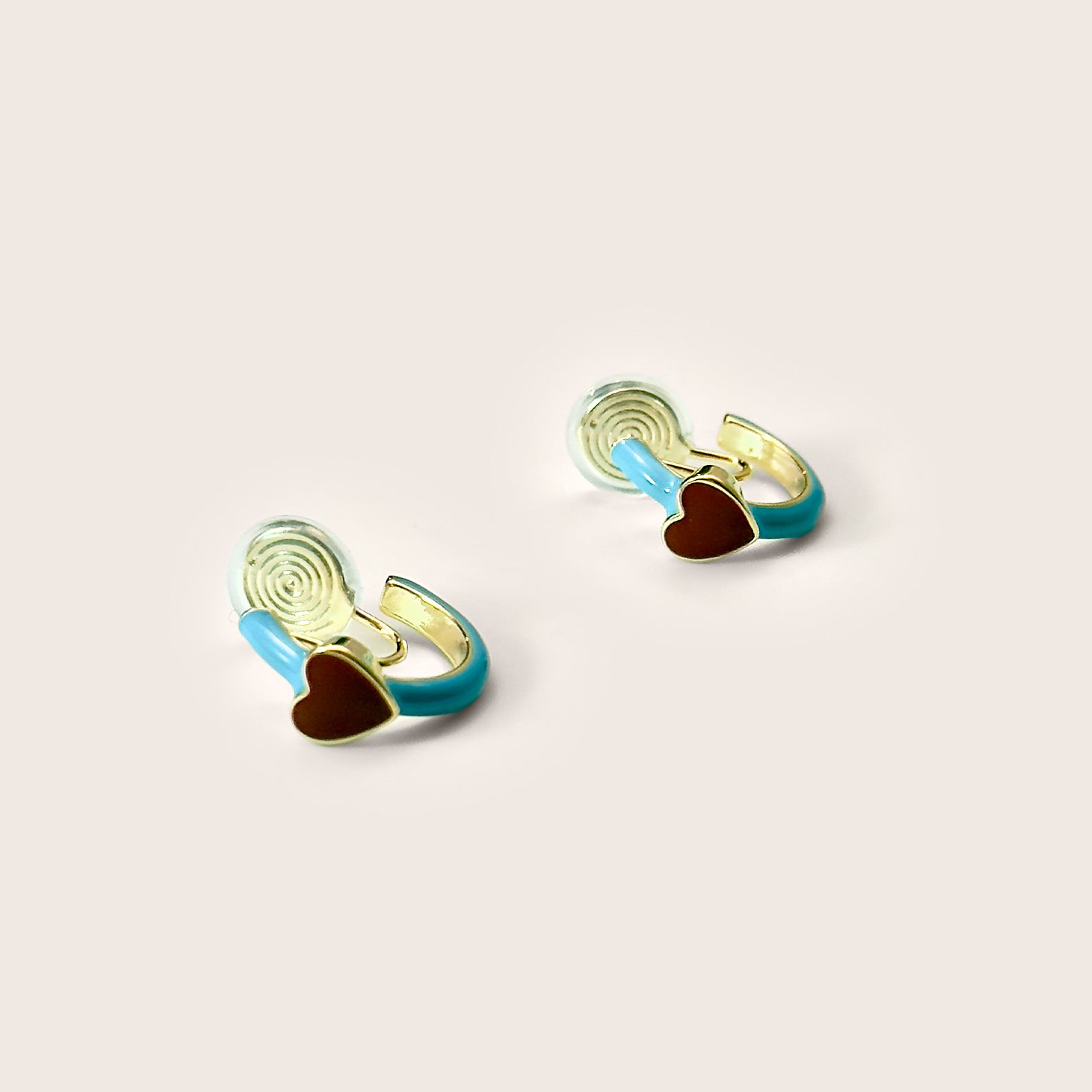 Color Note Clip-On Earrings