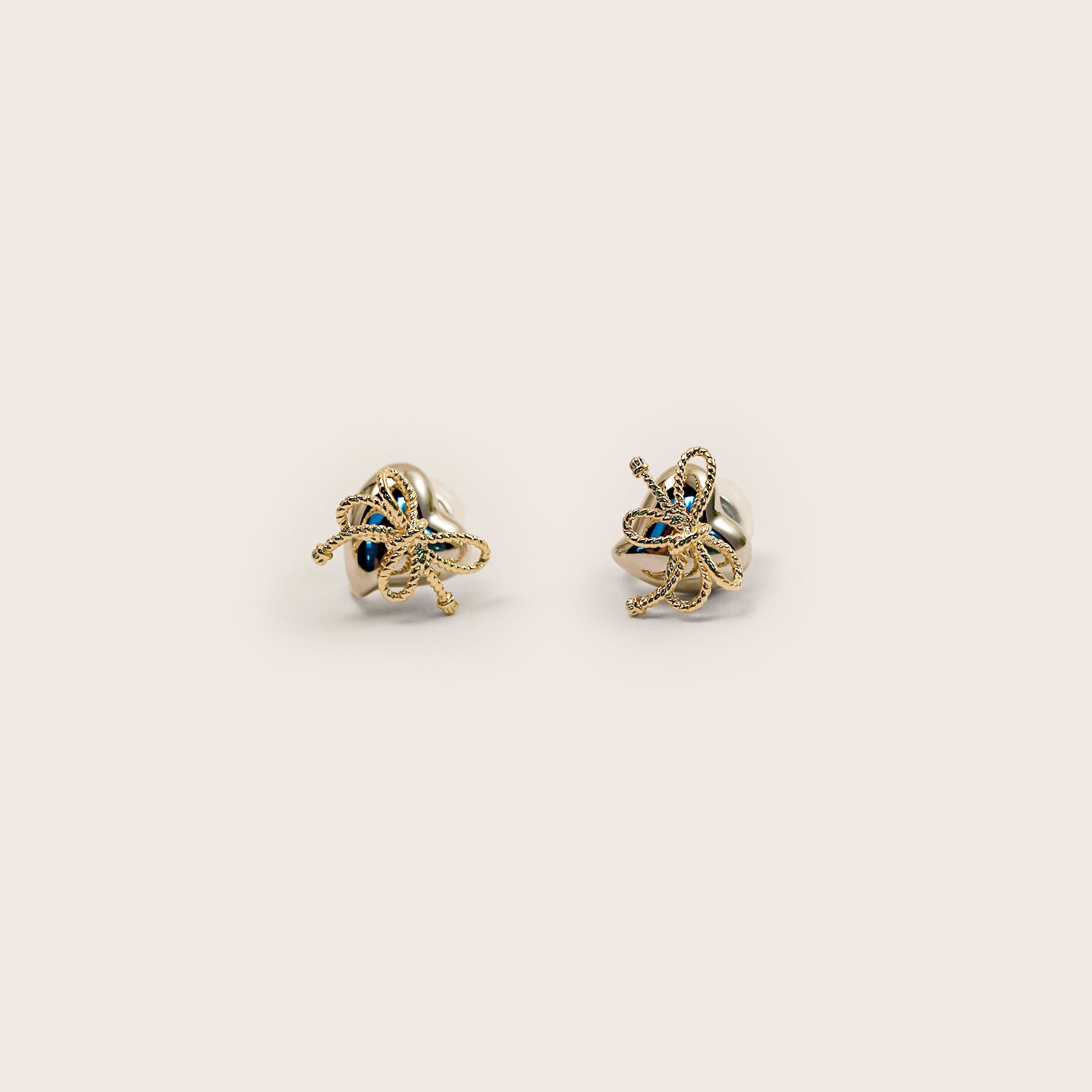 Ribbon Knot Metal Clips