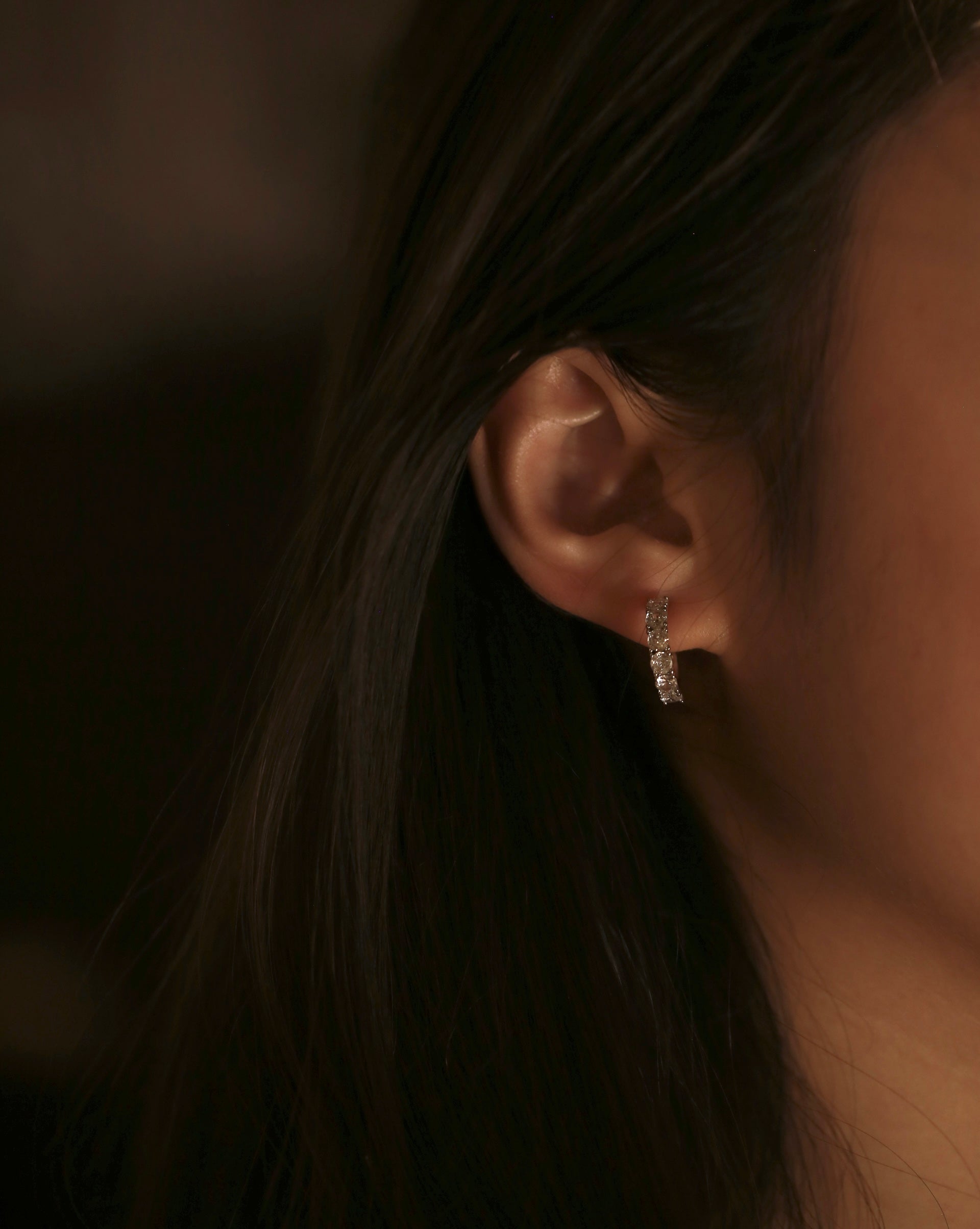 The Lune Pavé Band Clip-Ons — image 4
